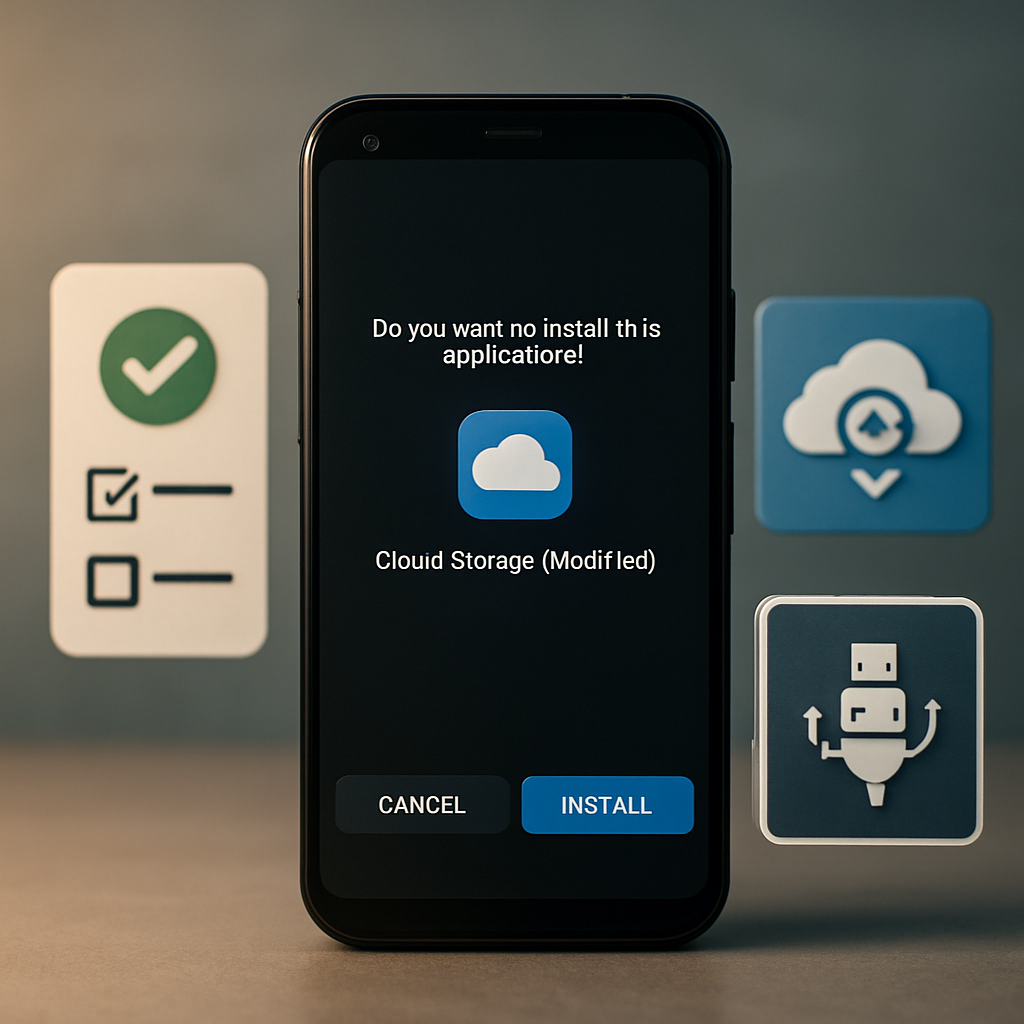 Как установить модифицированный клиент облачного хранилища на Android